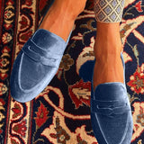 Viveka – Klassisk sammetloafer