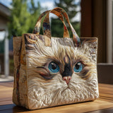 Inga – Vadderad toteväska med kattmotiv