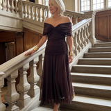 Lovisa – Off-shoulder flödande midi-klänning