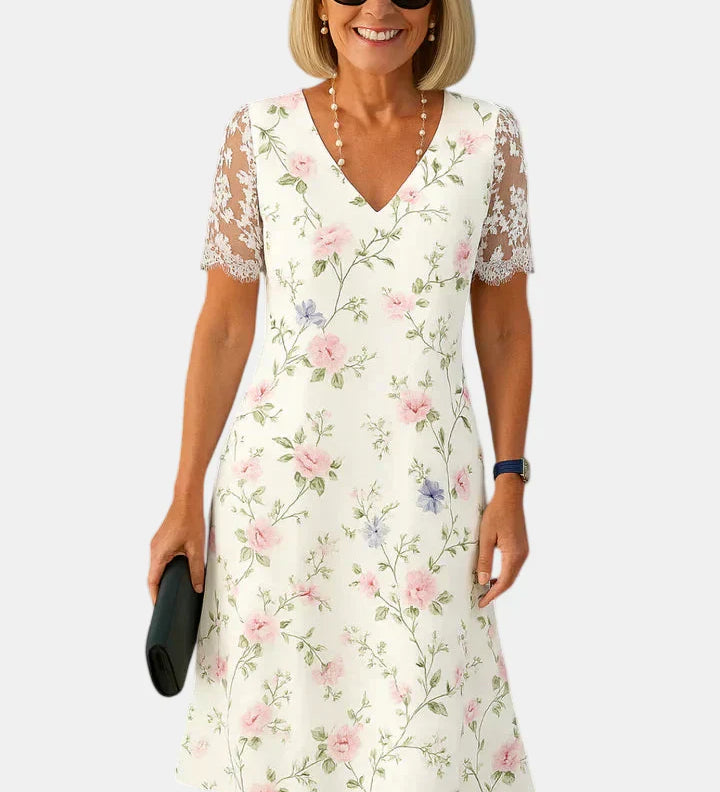 Catherine | Elegant Midi Klänning