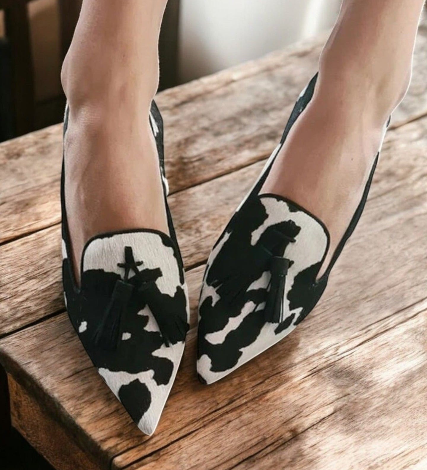 Vendela – Eleganta spetsiga loafers