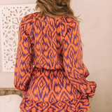 Blakely | Retro Aztec Glam - Midi Klänning