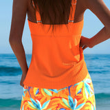 Anneli – Tankini med tropisk kjol