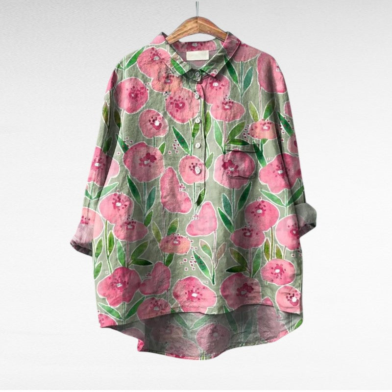 Irma – Elegant linneskjorta för sommar