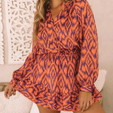 Blakely | Retro Aztec Glam - Midi Klänning