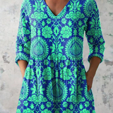 Vivi – Lång blus med v-ringning