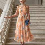 Elin – Mjuk halter midi-klänning
