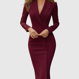 Violetta - Eleganta Midi Klänning
