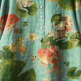 Mona – T-shirt med fiskmotiv