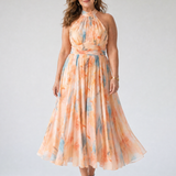 Elin – Mjuk halter midi-klänning