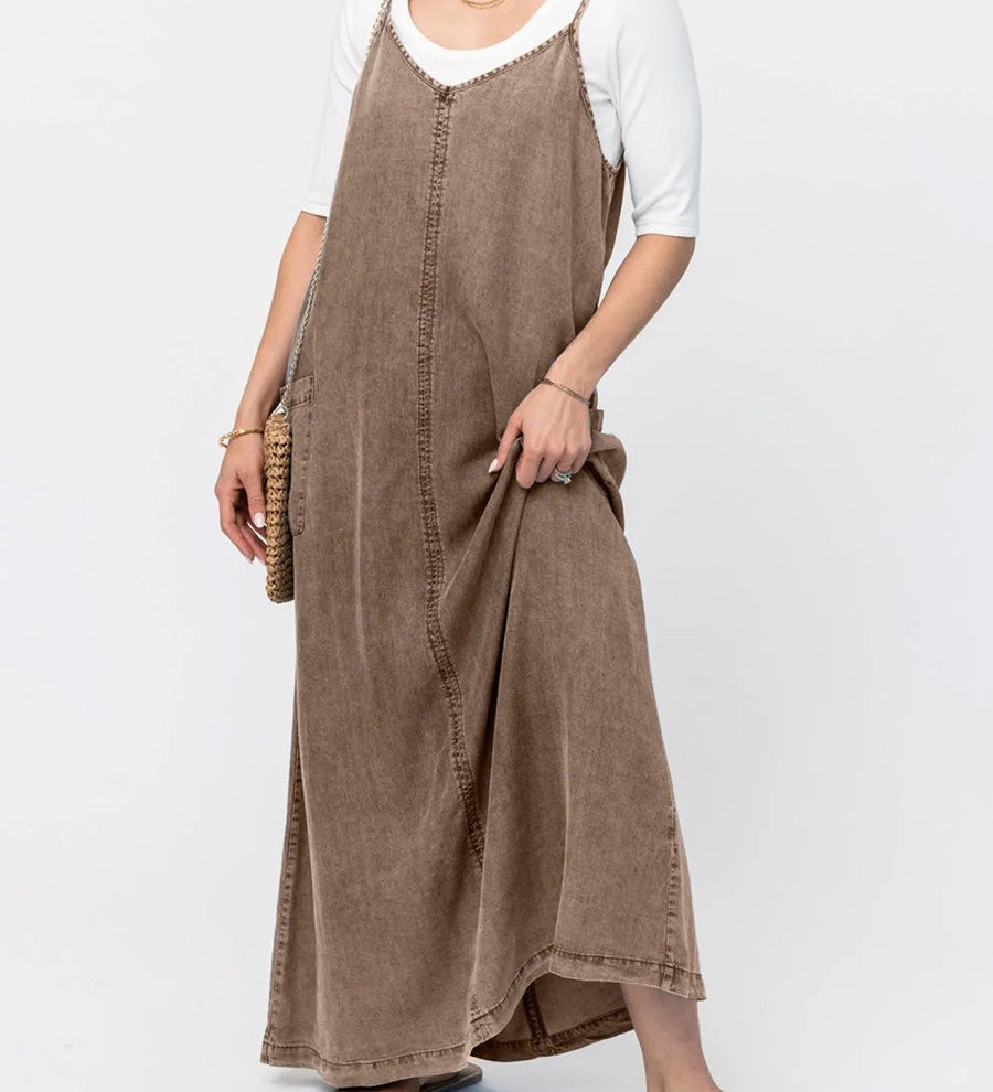 GLACEL | STILIG LOOSE MAXI KLÄNNING
