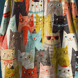 Majken – T-shirt med kattmotiv