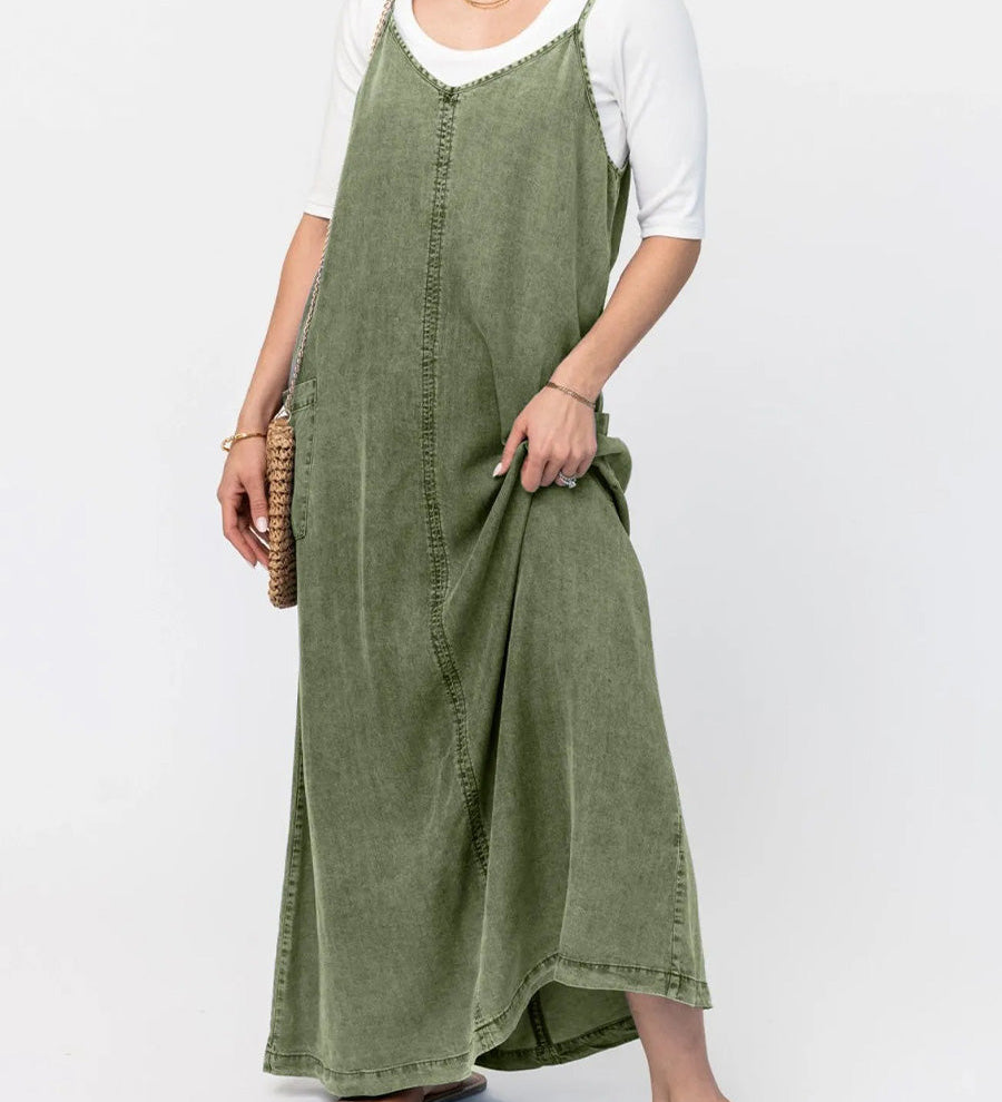 GLACEL | STILIG LOOSE MAXI KLÄNNING