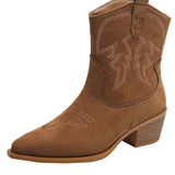 Elisabet – Spetsig western-ankelboot