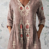 Edit – Lång blus med v-ringning