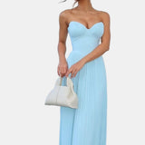 JHANELA | STYLISH STRAPLESS MAXI KLÄNNING