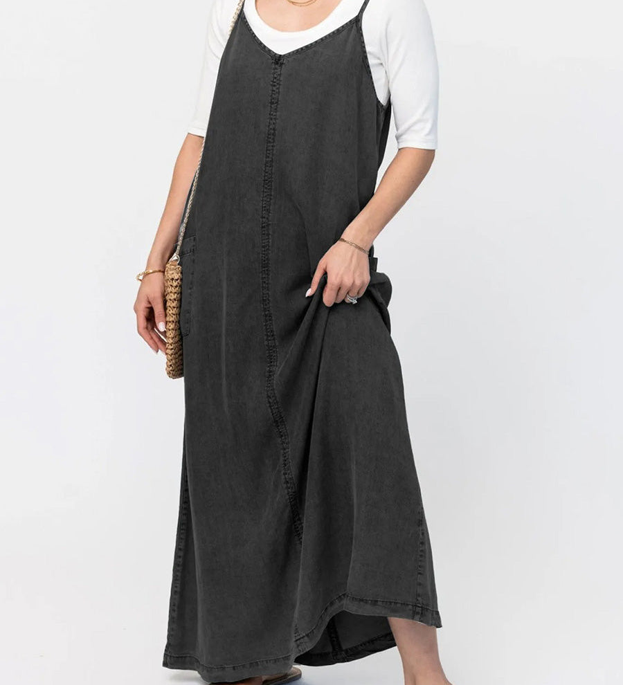 GLACEL | STILIG LOOSE MAXI KLÄNNING