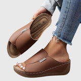 Josefin – Ortopediska kilklackade sandaler