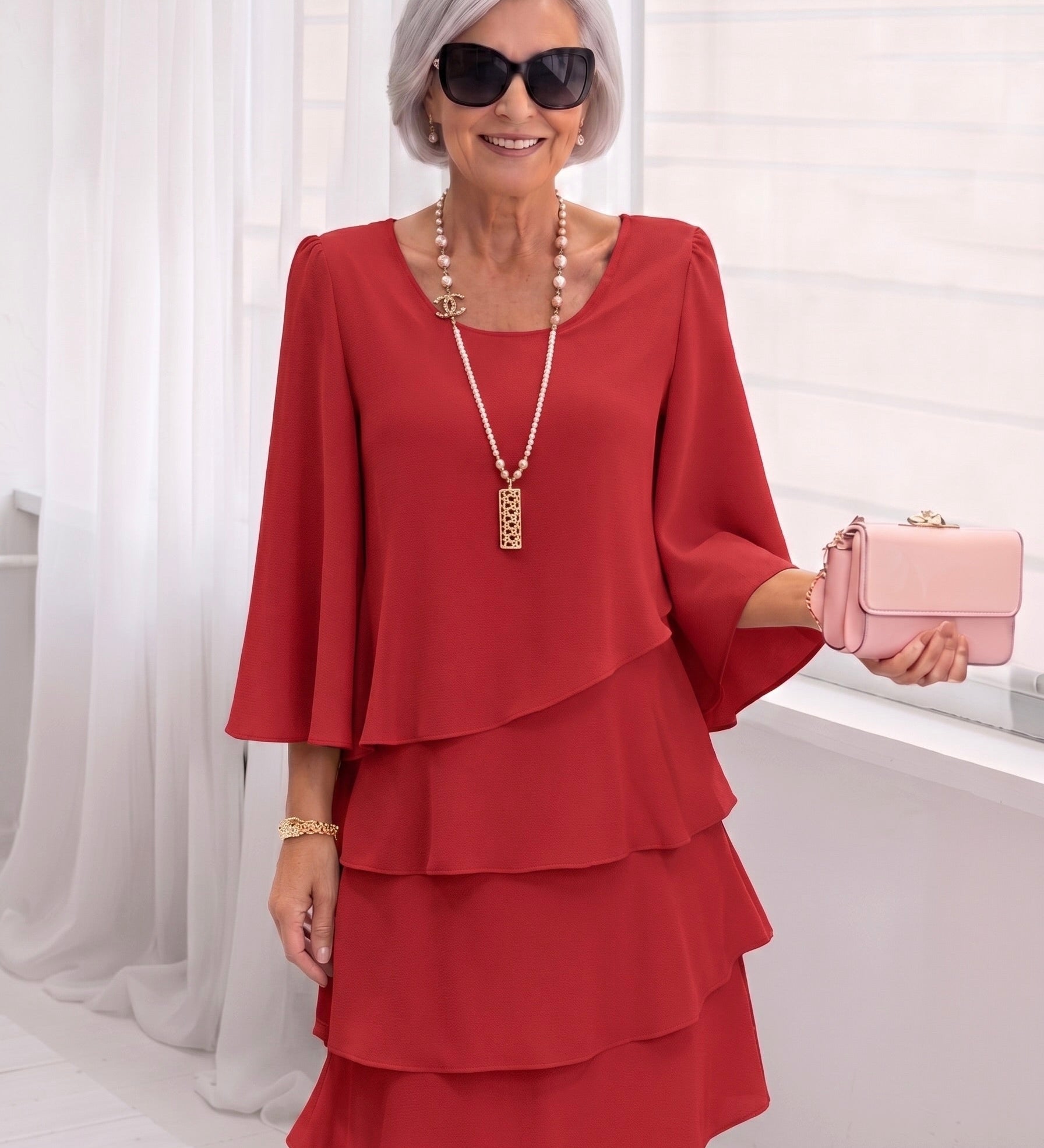 Carmen | Elegante vestido con volantes