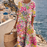 Carla | Vestido holgado estampado