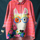 Judit – T-shirt med hundmotiv