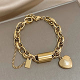 Elsa – elegant förgyllt chunky armband
