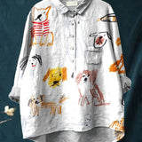 Inga – T-shirt med hundmotiv