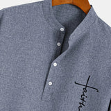 Mark™ | Elegante camisa de manga corta con cuello alto