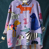 Judit – T-shirt med hundmotiv