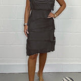 Callie | Elegant ärmlös chiffongklänning